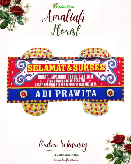 Papan Bunga Ucapan Selamat Ngantru